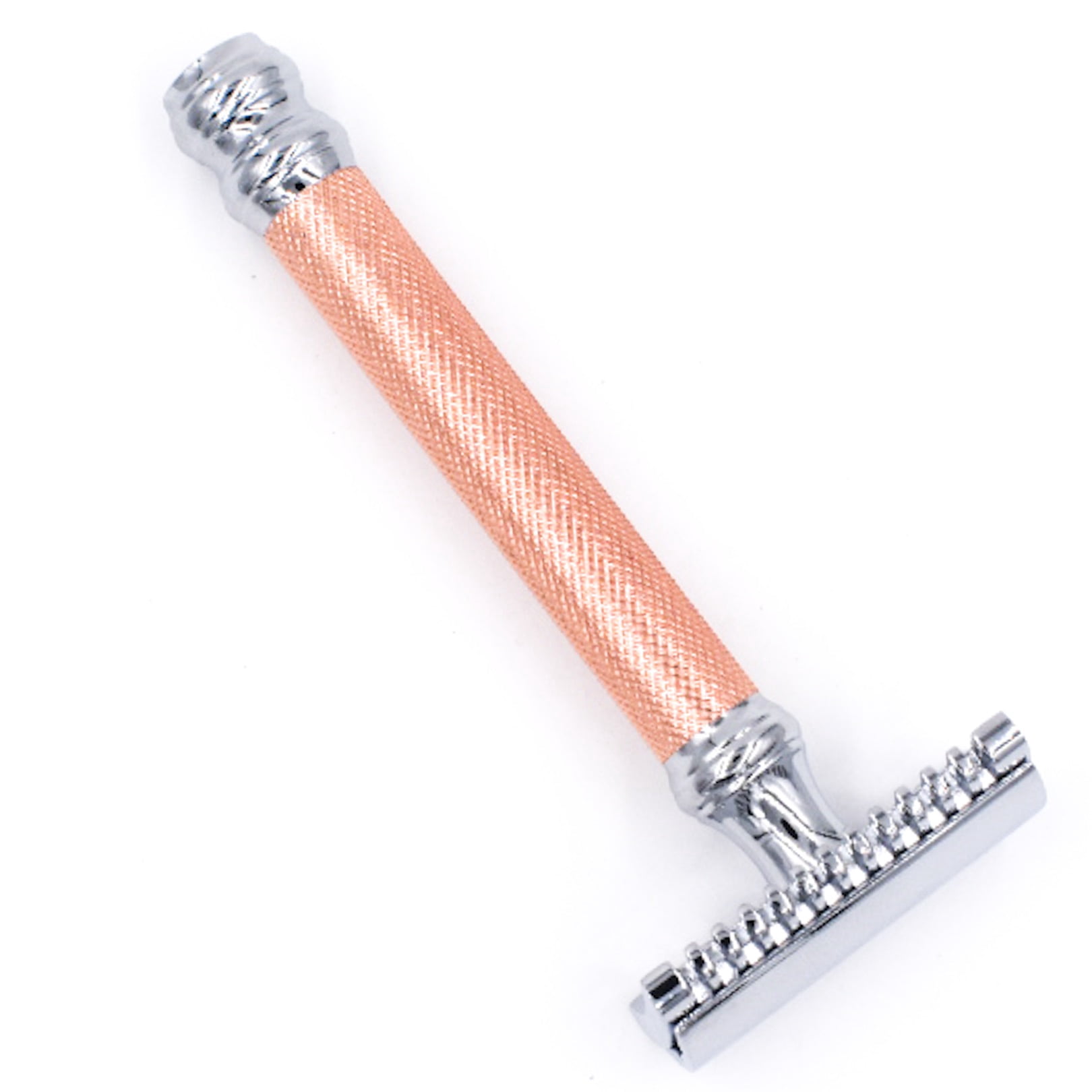 Parker Safety Razor 63C Three Piece Shaving Open Comb Double Edge Safety Razor & 5 Parker Blades