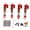 Red, variant on Nieyigj Adjustable RC Shock Absorber Front Rear Spring Damper Upgrade Parts for FMS FCX24 1/18 1/24 Scale Crawler Car, 4 Pieces, Red