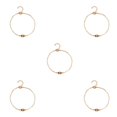 thumbnail image 1 of Minnieouse Tobilleras Ajustable Oro Plata Mal de ojo Joyería Accesorio de moda Colgando Pulseras de tobillo colgantes para mujeres Fiesta Oro Oro 5piezas Minnieouse CBP253745, 1 of 4