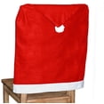 thumbnail image 3 of Fundas para sillas Juego navideño 2/4/12/24 piezas Gorro de Papá Noel decoración navideña Fundas para sillas 60 x 50 cm funda para silla Xemadio MZQ-0923-3, 3 of 7