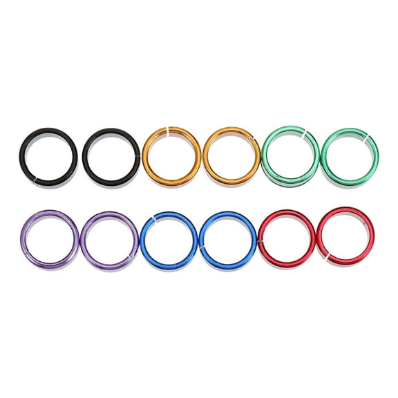 BESTOYARD Pigeon Rings Leg Rings Blue Identification 12Pack