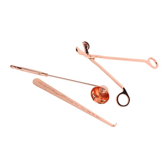Juego de accesorios para velas BuyWeek 3 piezas cortador de mechas Apagavelas