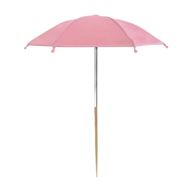 Sombrilla para plantas, sombrilla creativa para jardín, sombrilla de protección solar para exteriores Rosa