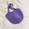 thumbnail image 4 of Bolso Hombro Punto Estético Ganchillo Tejido para Mujer en La Playa, 4 of 9