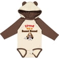 thumbnail image 3 of Inktastic Basset Hound Dog Lover Boys or Girls Long Sleeve Baby Bodysuit, 3 of 5