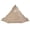 Brown, variant on Heavy-Duty 16.4ft Canvas Bell Tent - 4 Season Camping Tent with Stove Jack, Spacious for 8, Outdoor Party & Hunting