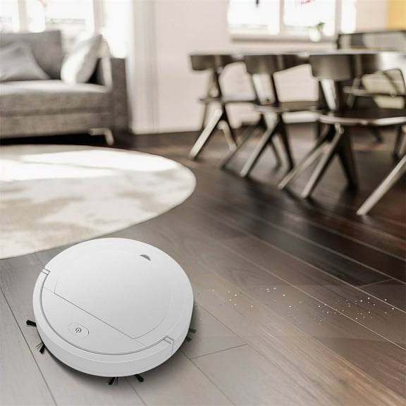 Robot Vacuum Cleaner and Mop 3-in-1 - 12.6 x 12.6 x 2.8in, Slim 1800Pa, 90-Min Runtime for Hard Floors & Under Furniture()
