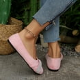 thumbnail image 4 of Women's Casual Rhinestone Strap Walking Shoes, Flat Single Sole Design with Breathable Lining and Cushion Comfort, Slip on Sneakers for Daily Leisure Wear, 4 of 6