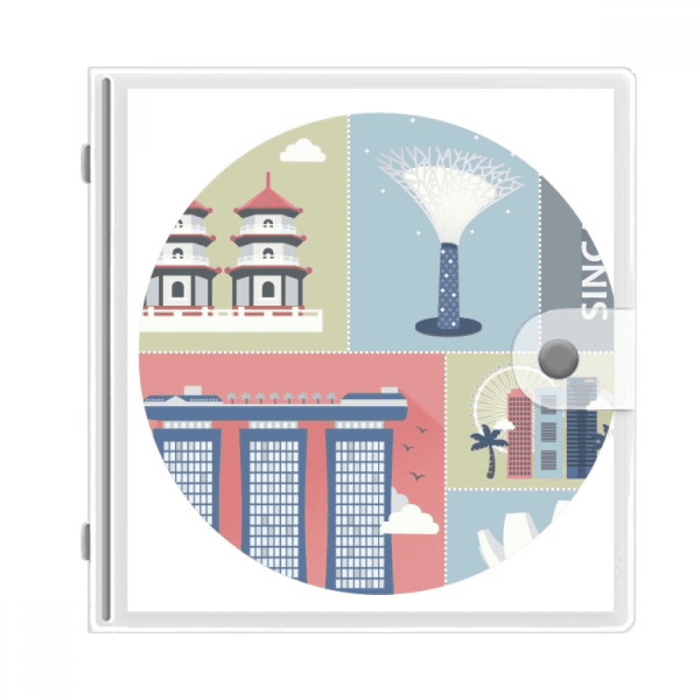 Singapore Skyscraper Famous Spots Photo Album Wallet Wedding Family 4x6