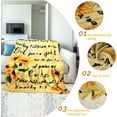 thumbnail image 4 of LHSHID Religious Gifts for Women Catholic Bible Verse Blanket Flannel Soft and Comfortable Anti static Bed Sofa Blanket 40x50in, 4 of 6