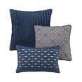 thumbnail image 5 of Home Essence Hudson 7-Piece Jacquard Comforter Bedding Set, 5 of 7