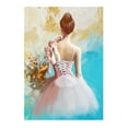 thumbnail image 1 of 12*16 Inch DIY 5D Diamond Painting Kit Full Drill Diamond Painting Women Back View Pattern, 1 of 8