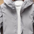 thumbnail image 4 of Clothes for Teen Boys High School Kids Rain Jacket Boys Girls Lightweight Raincoats Kids Outdoor Windbreaker Jackets with Detachable Hood, 4 of 4