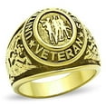 thumbnail image 1 of Alamode TK414704G-9 Bague en Acier Inoxydable IP Or pour Hommes avec Époxy en Jet - Taille 9, 1 of 1