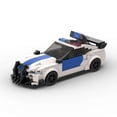 thumbnail image 3 of Police Car Racing Car Assembly Building Blocks Toys, Puzzle Building Toy, 3 of 5