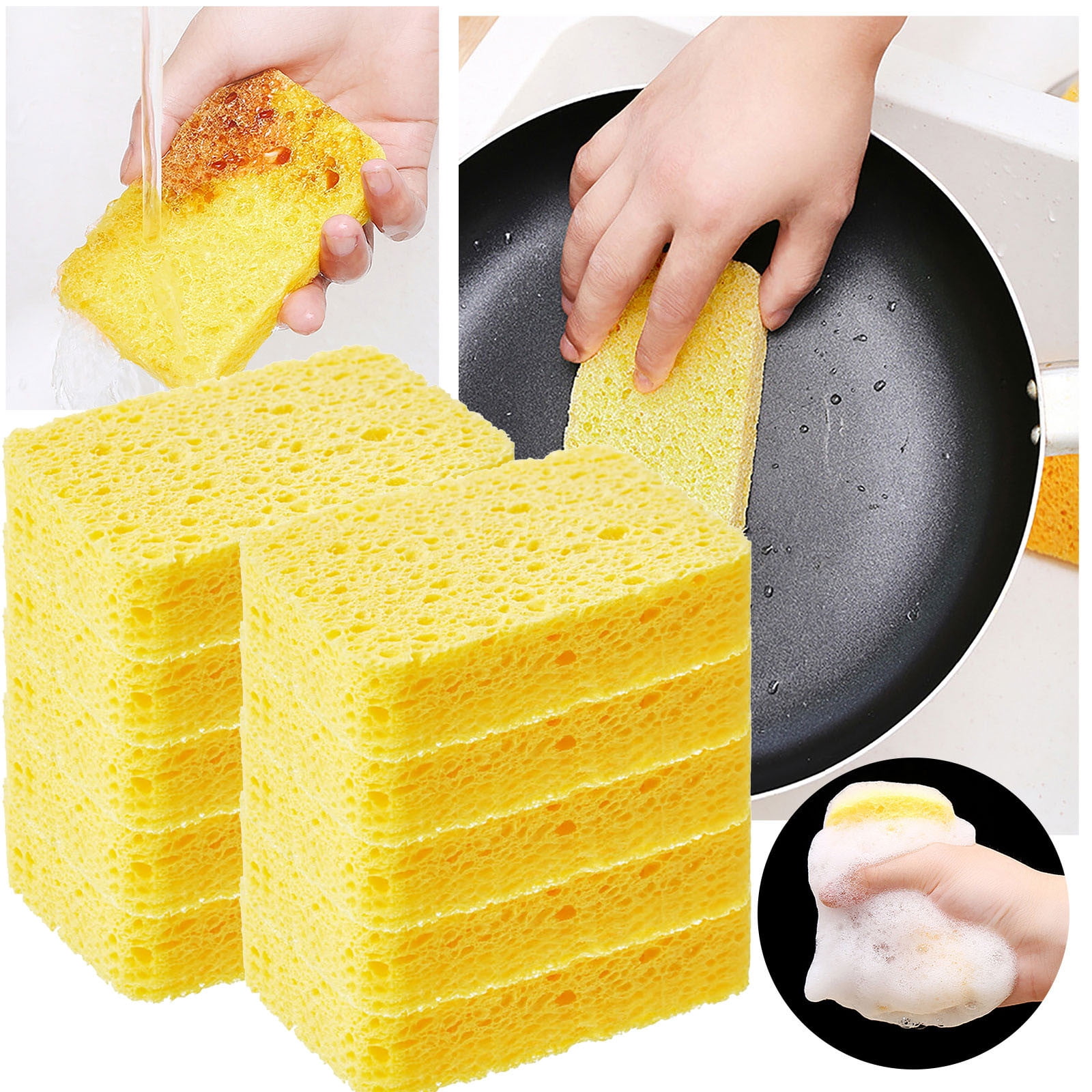 Sunhillsgrace Cleaning Brush Sponges Cleaning Eraser Sponge Foam Pads