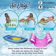 thumbnail image 2 of Inflatable Pool Float, Water Hammock, 4-in-1 Pool Inflatable Float Hammock, 2 of 4