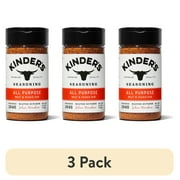 (3 pack) Kinder's All Purpose Meat and Veggie Seasoning for Grilling, 6 oz