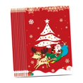 thumbnail image 3 of balikha 10Pcs Christmas Gift Bag Christmas Treat Bag Multifunctional Decoration Goody Bag Tote Bag for Presents Festival Xmas Biscuit E, 3 of 9