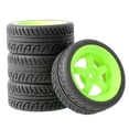 thumbnail image 2 of Neumáticos de coche RC Yotijar 4 piezas 62 mm 26 mm 12 mm Verde, 2 of 4
