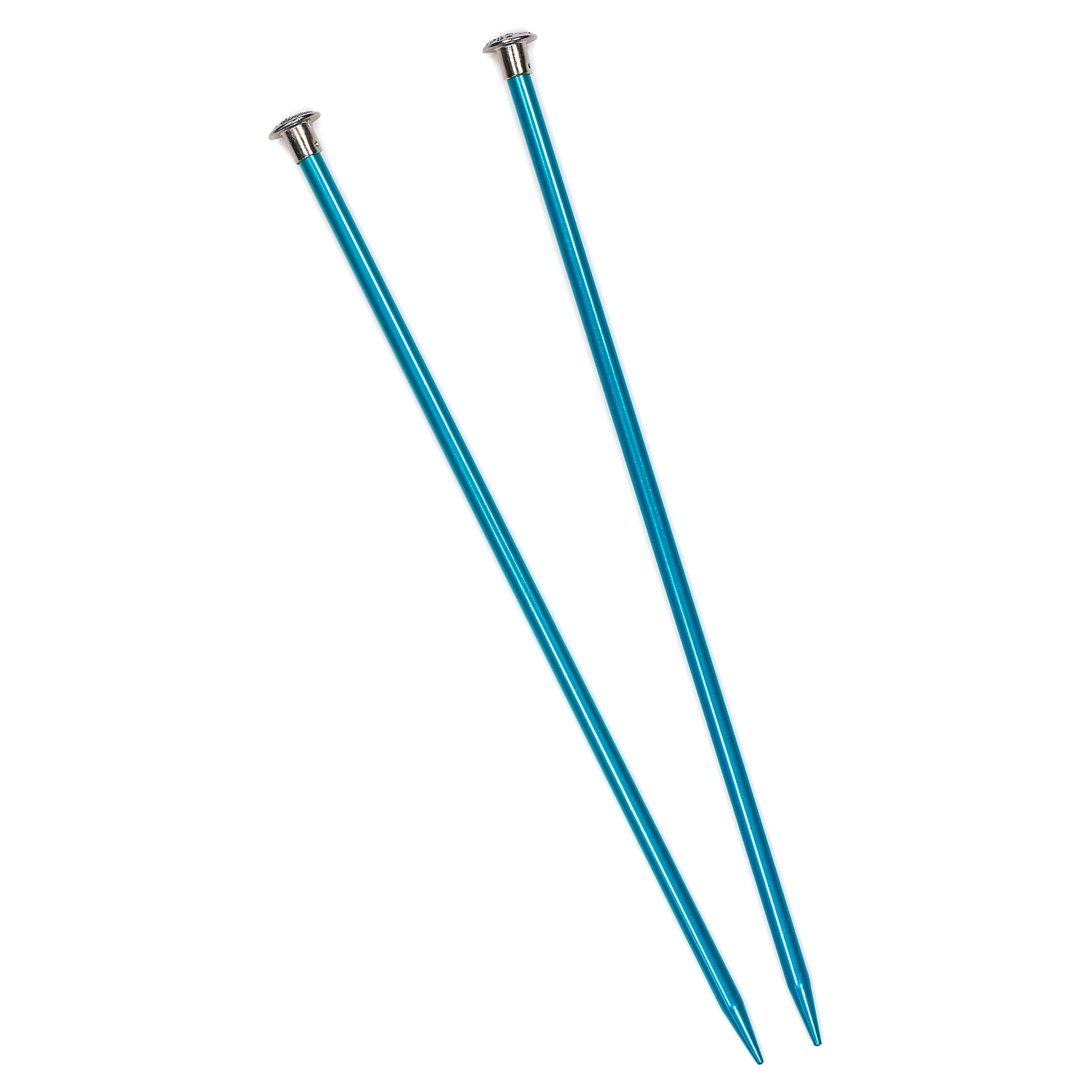 (2 pack) Simplicity Boye Aluminum Knitting Needles, 10 in Size 10, 2 Count Blue