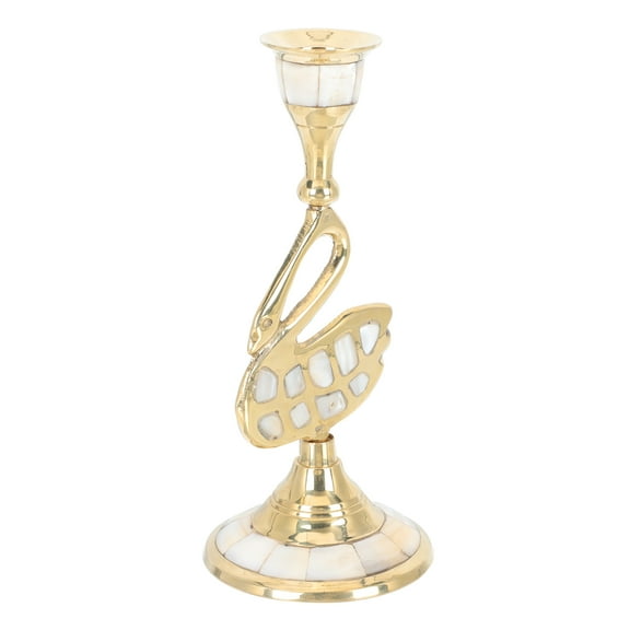 Vintage Decor Antique Decor Tabletop Decoration Candle Holder Candle Stand Candlestick Romantic Copper