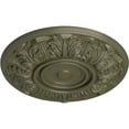 thumbnail image 3 of Ekena Millwork 13"OD x 1 3/8"P Whitman Ceiling Medallion (For Canopies up to 3 3/4"), Hand-Painted Painted Turtle, 3 of 5
