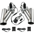 thumbnail image 1 of GFDYREE 2.5" Electric Exhaust Cutout Dual Flaps Valve Kit with Remote Controller, 1 of 6