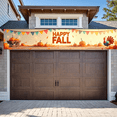 thumbnail image 5 of Decorative Banners Happy Fall Thanksgiving Design Pumpkin Decoration Colorful Flags Autumn Theme for Seasonal Party Holiday Festive Gathering, 5 of 8