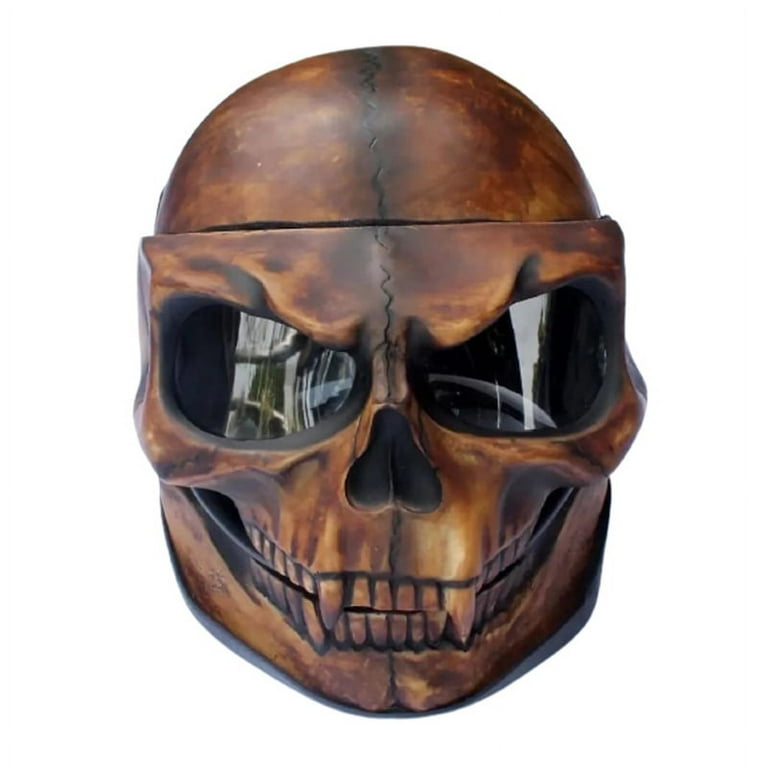 Full face harley helmets skull sales