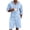 Light Blue., variant on HBGVBA Summer 2 Piece Set for Men Long Sleeve Hooded Casual Top Elastic Waist Comfortable Shorts Set