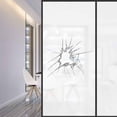 thumbnail image 5 of Inteprter Película autoadhesiva larga para puerta y ventana, patrón de vidrio deslizante, patrón roto, puerta corredera de vidrio, pegatinas Type2 NO2, 5 of 5