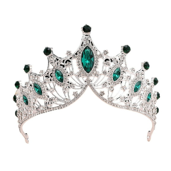 Sturdy Alloy Crown Headband Portable Accessory Ornament for Formal Event