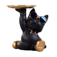 thumbnail image 2 of DQrwqpou Bandeja Almacenamiento Llaves Pitbull Estatua Versátil Pitbull para Adorno Mesa (negro), 2 of 9