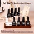 thumbnail image 5 of JODSONE 60Pcs Soak Off Gel Nail Polish Set 55 Colors Base Glossy Matte Top Coat Salon Home DIY Kit, 5 of 8