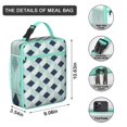 thumbnail image 3 of Marble Modern Geometric Flowers Abstract Lunch Box Tote for Men Women Insulated Thermal Food Container Bag for Office Work Picnic Reusable, 3 of 6