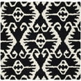 thumbnail image 6 of SAFAVIEH Wyndham Dzvonko Southwestern Wool Area Rug, Black/Ivory, 8' x 10', 6 of 10