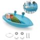 thumbnail image 1 of Baño para pájaros, baño para pájaros, ducha, bañera de limpieza, lavabo con espejo colgante para pájaros, mascotas, pájaros pequeños, juguete, accesorios para loros, periquito, cacatúa, bandeja de al JAMW Sencillez, 1 of 5