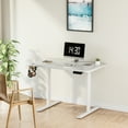 Homall Electric Height Adjustable Standing Desk, Large 43 inch Sit
