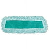 18 in. Standard Microfiber Dust Mop with Fringe Cut-End - Green