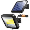 thumbnail image 1 of Lámpara solar para exteriores con detector de movimiento por infrarrojos, reflector LED para exteriores de 100 COB con detector, iluminación de seguridad, 500 LM a prueba de agua IP65, para jardín, al, 1 of 5