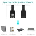 thumbnail image 2 of SATA Cable III SATA Cable III 6Gbps Straight HDD SDD Data Cable with Locking Latch 15 Inch for SATA HDD, SSD, CD Driver, CD Writer - Black, 2 of 4