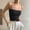 A666 Black, variant on Womens Straight Square Neck Spaghetti Strap Camisoles Seamless Slim Fit Tank Tops Casual Summer Sleeveless Layering Essential Yoga Athletic Activewear Shirts