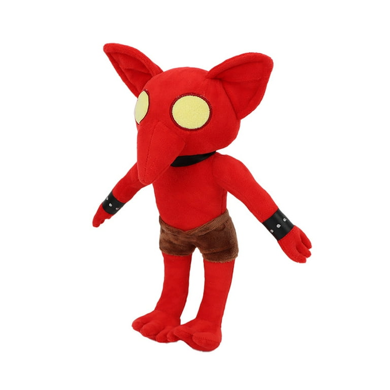 Doors Roblox Plush Doll Wearing Earrings Red Monster El Goblino Escape Door  Plush Toy