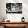 thumbnail image 2 of Elephant Stock Hauru Point Wall Art - Horizontal Multi Panel Canvas - Living Room Wall Decor - Beach Multi Panel - Gray And Black Decor - 23" x 14", 2 of 4