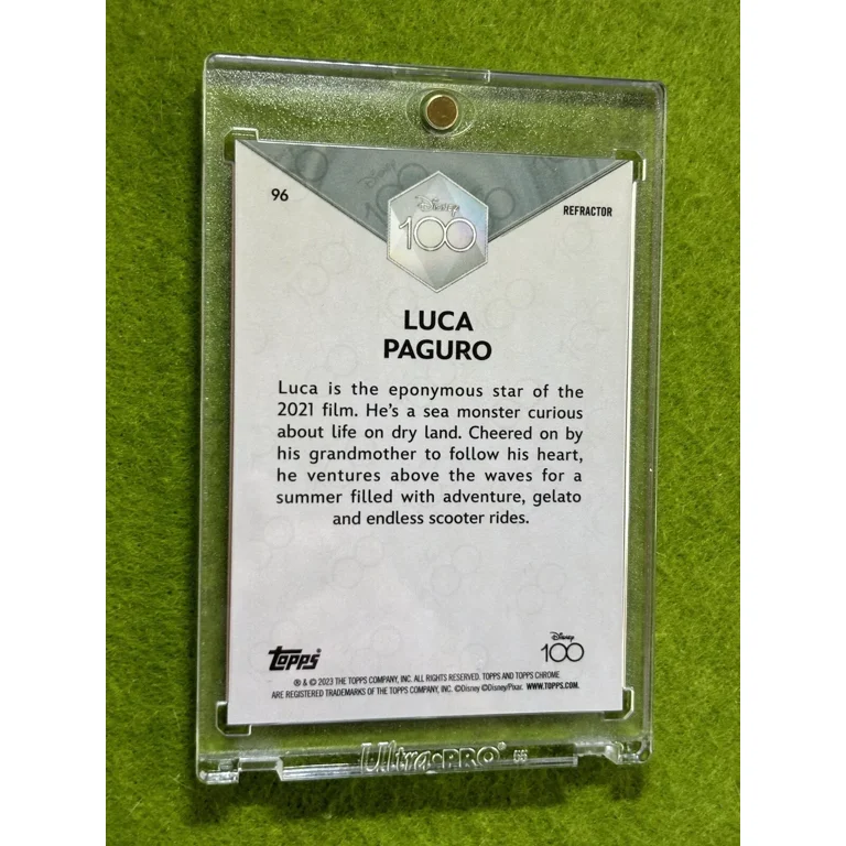 LUCA PAGURO Disney 100 REFRACTOR Card Luca Movie PRIZM 2023 Topps Chrome LORCANA - Walmart.com LUCA PAGURO Disney 100 REFRACTOR Card Luca Movie PRIZM 2023 Topps Chrome LORCANA - Walmart.com