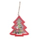 thumbnail image 1 of Adornos navideños de madera Adornos para árboles Artesanías colgantes de madera Papá Noel MABOTO Artesanía colgante, 1 of 6