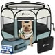 thumbnail image 1 of Corral para mascotas Persure para interiores y exteriores, gris, pequeño, 1 of 6