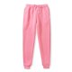 thumbnail image 1 of 17 Color Otoño Nuevos hombres / mujeres Joggers Marca Pantalones masculinos Pantalones casuales Pantalones de chándal Jogger Casual Fitness Workout Pantalones de chándal PinkAsia XXXL 85-95 KG, 1 of 3
