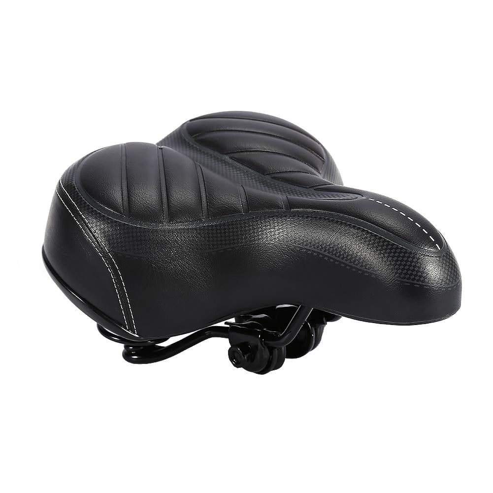 Details about   Black Comfort  MTB Extra Wide Big Bum Soft Road Bike Bicycle  Seat Saddle US 